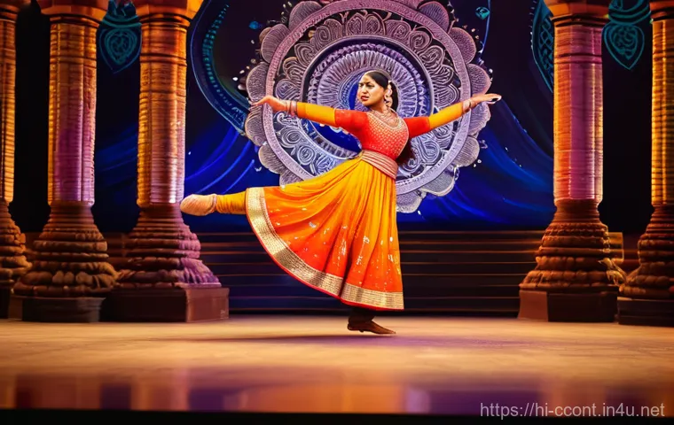 문화콘텐츠 기획사 근무 환경 분석 - Image Prompt 1: The Confluence of Tradition and Technology**