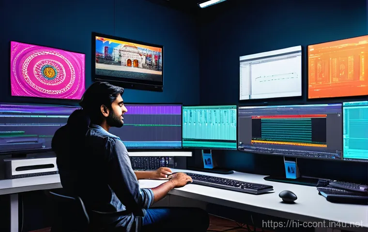 문화콘텐츠 기획에서 활용 가능한 툴 - **Prompt:** A serene and warm scene depicting an elderly Indian grandmother, with gentle wrinkles an...