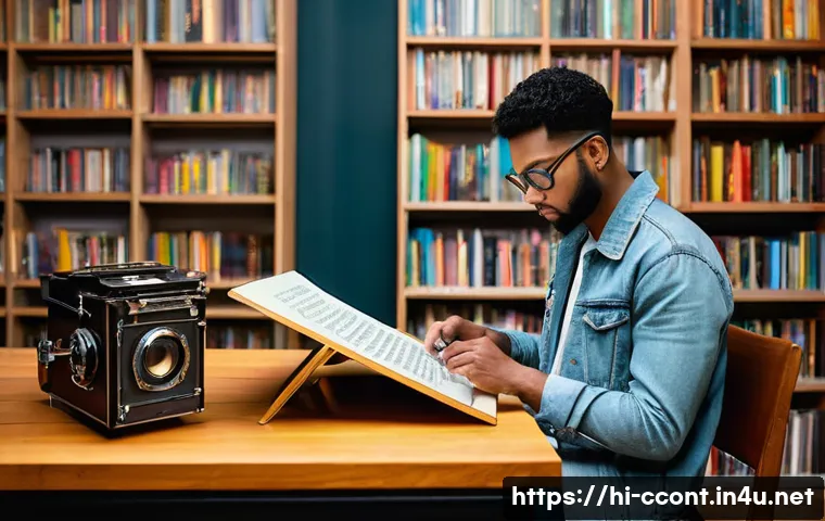 문화콘텐츠 기획사 이직 성공 비결 - **Prompt:** A diverse young adult, approximately 20-25 years old, casually yet stylishly dressed in ...